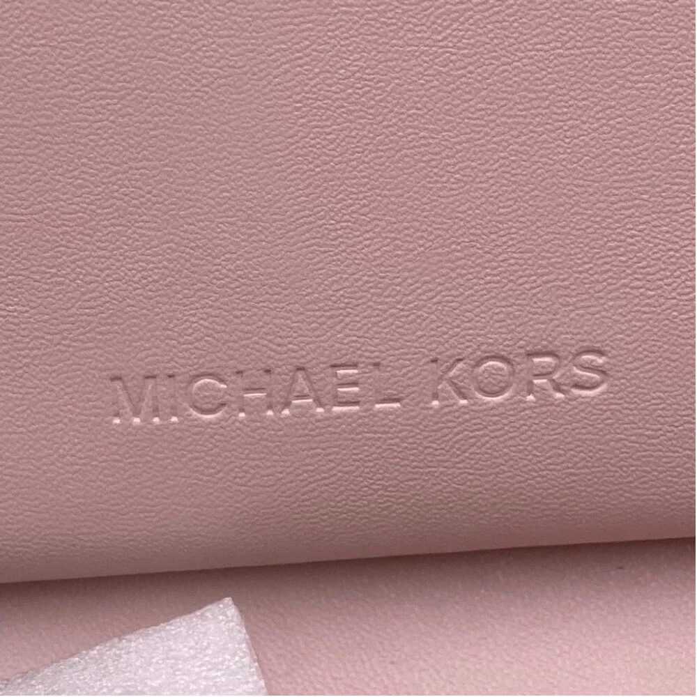 Michael Kors Jet Set Travel Wallet Phone Case Wristlet Pink